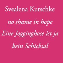 Edition Goldstück N3: no shame in hope